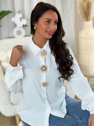 Chemise SOLEIL - BLANC