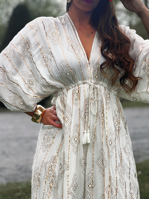 Longue robe ANGELA - BEIGE (9042119328067)