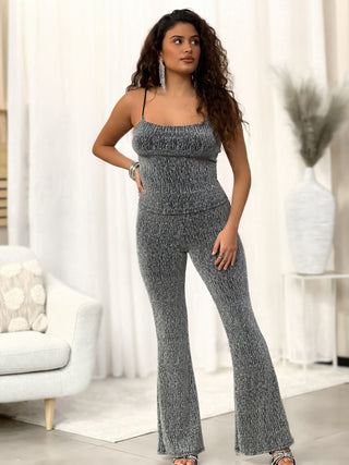 Pantalon YASMINE - ARGENT
