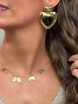 Boucles d’oreilles en acier ZORA - DORE