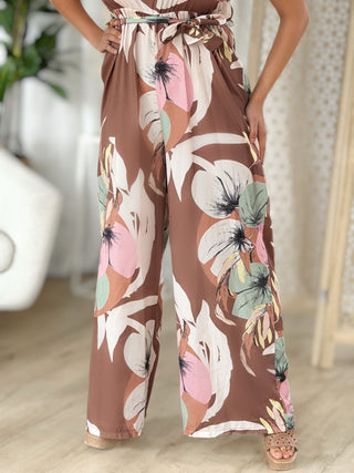 Combi pantalon TORI - BRUN
