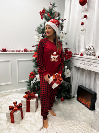 Pijama de Noel adulte SANTA - ROUGE (8848060416323)