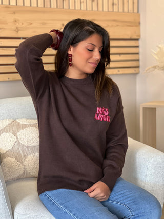 Pull AMAURINE - CHOCOLAT