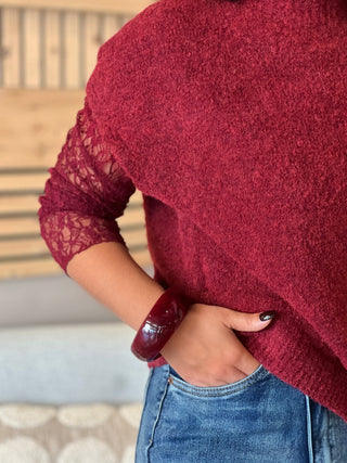 Pull ALEXANDRA - BORDEAUX