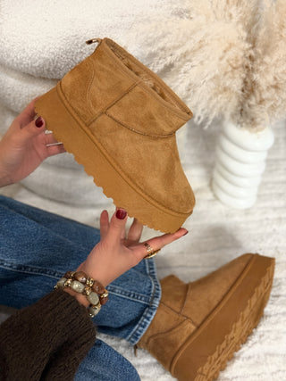 Boots LASHWANA - CAMEL