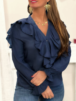 Blouse LYLA - BLEU