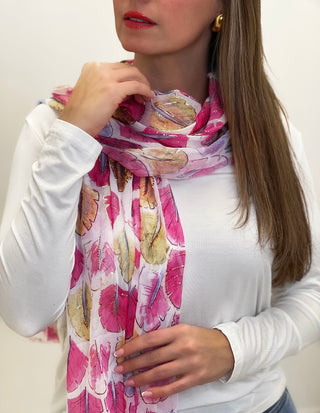 Foulard DORINA - FUSCHIA (8979953746243)