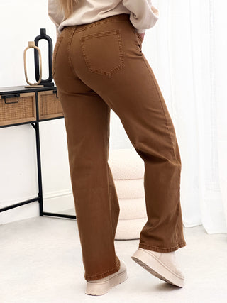 Jeans CLOTILDE - CAMEL (9680889708867)