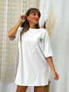 Robe t-shirt OLIVIA - BLANC (8589914702147)