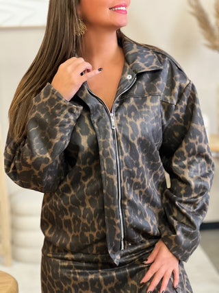 Bomber SILVIA - LÉOPARD