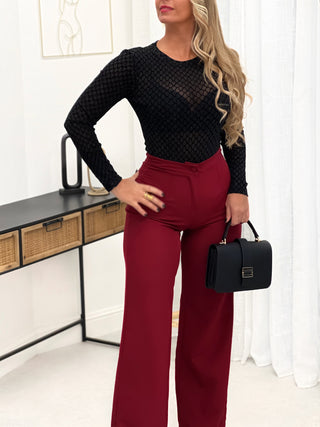 Pantalon ESMANA - BORDEAUX (9660103590211)