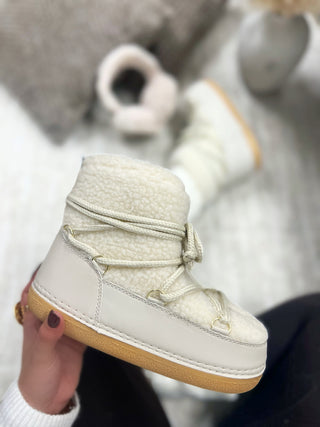 Boots fourré ALIXIA - BEIGE