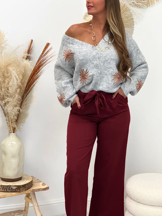 Pantalon KEILA - BORDEAUX (9601822753091)