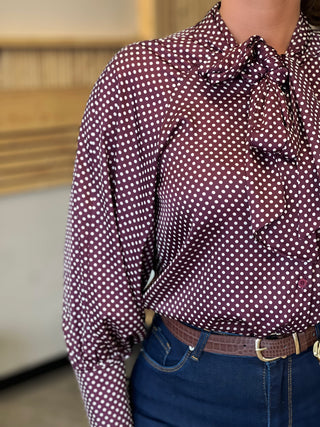 Chemise FLORINE - BORDEAU