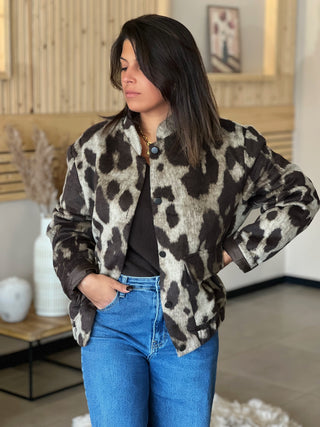 Bomber LOUISE - LÉOPARD