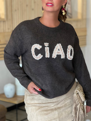 Pull AMELIE - MARRON