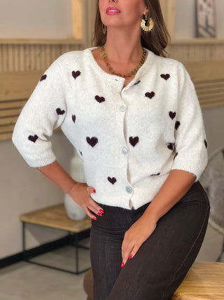 Gilet courtes manches WENDY - BEIGE