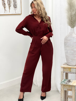 Combi pantalon ISADORA - BORDEAUX (14658247983427)