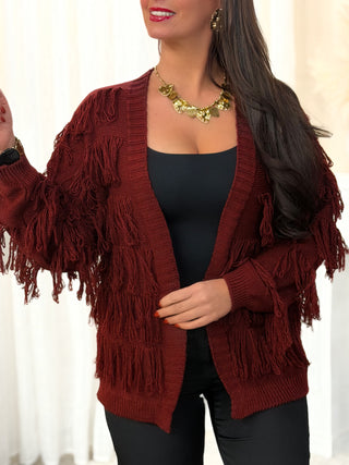 Gilet JOHANIE - PRUNE