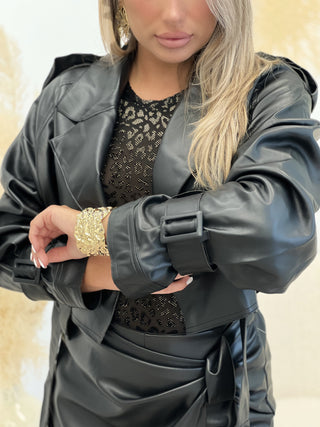 Veste simili AMBRE - NOIR (9561364365635)