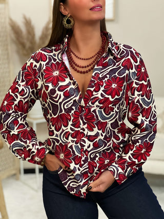 Chemise SABRINA - BORDEAUX