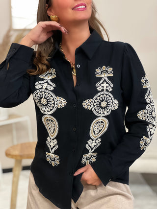 Chemise JOHANIE - NOIR