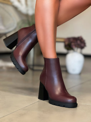 Bottines à talons JULIA - BORDEAUX