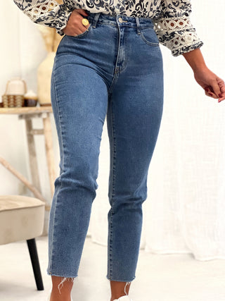 Jeans mom LORENDA - BLEU (9626833453379)