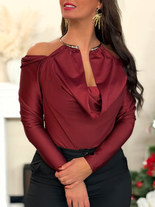 Blouse BONNIE - BORDEAUX