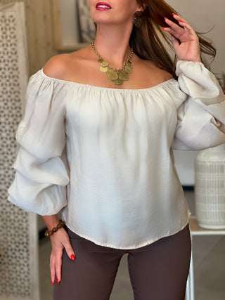 Blouse LARA - BEIGE