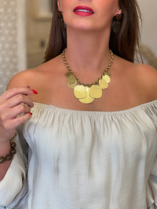 Collier en acier MINA - DORE