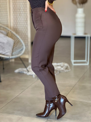 Pantalon VIORICA - BRUN