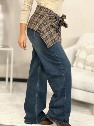 Jeans ROMINA - BLEU FONCE