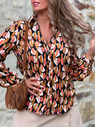 Chemise MARGOT - BRIQUE