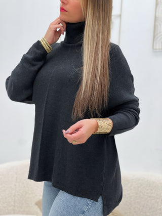 Pull col roulé ROSIE - NOIR (8918738239811)