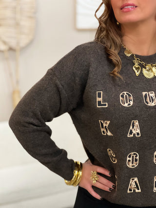 Pull LIVIA - MARRON