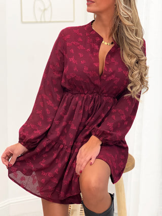 Robe EMELINA - BORDEAUX (9639028097347)