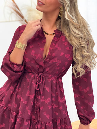 Robe EMELINA - BORDEAUX (9639028097347)