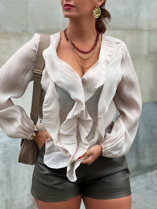 Chemise LIDIA - BEIGE