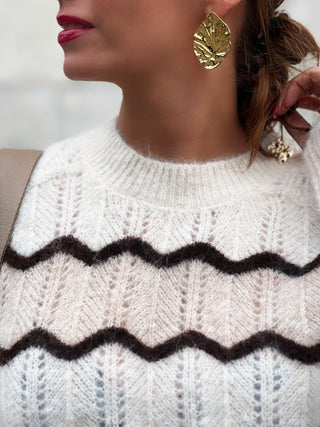 Boucles d’oreilles en acier ARIELLA - DORE