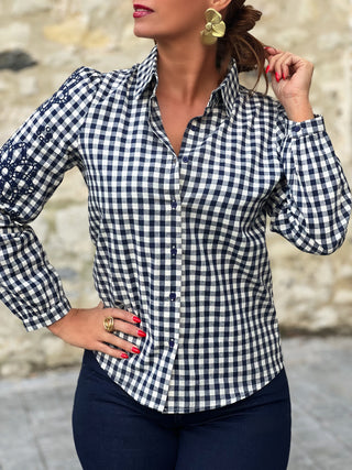 Chemise ISABELLE - BLEU