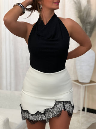 Jupe short MEINA - BLANC