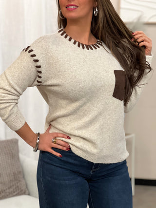 Pull ARIELLA - BEIGE