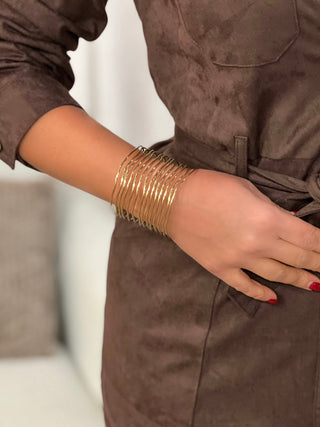 Bracelet en acier NIMA - DORE