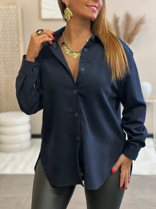 Chemise LOUISE - BLEU MARINE