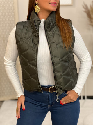 Doudoune sans manches PIA - KAKI