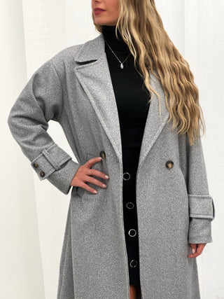 Longue veste MILA - GRIS (9668940104003)