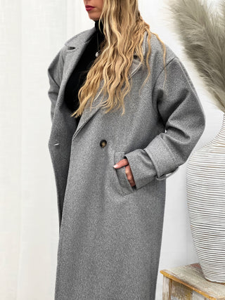 Longue veste MILA - GRIS (9668940104003)