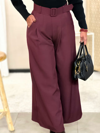 Pantalon PAMELA - BORDEAUX