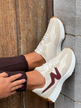 Baskets GIORGINA - BORDEAUX